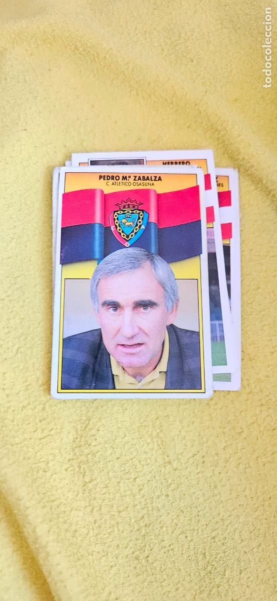Cromos de F&uacute;tbol: osasuna zabalza este 1990 1991 90 91 despegado trading card