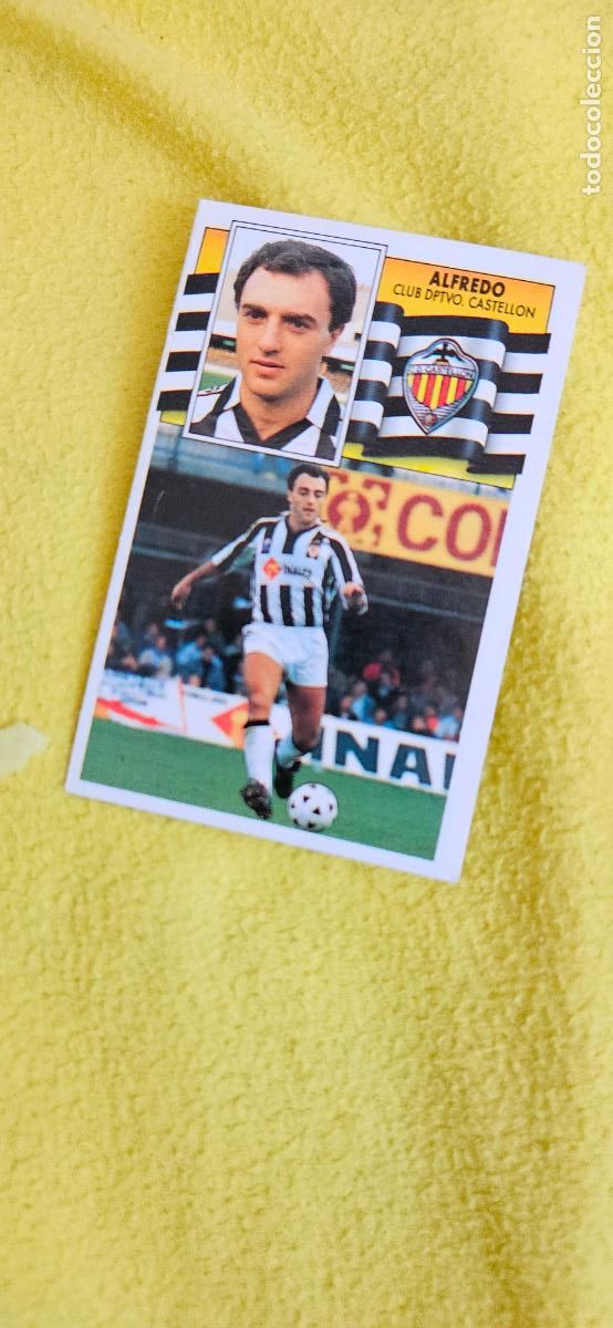 Cromos de F&uacute;tbol: castellon alfredo este 1990 1991 90 91 despegado trading card