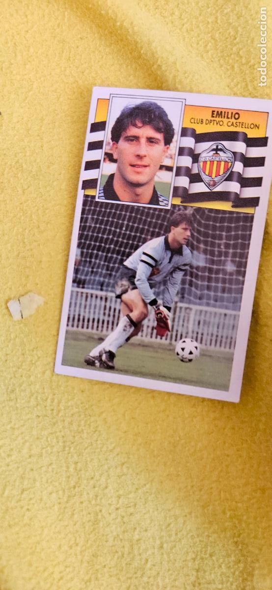 Cromos de F&uacute;tbol: castellon emilio este 1990 1991 90 91 despegado trading card