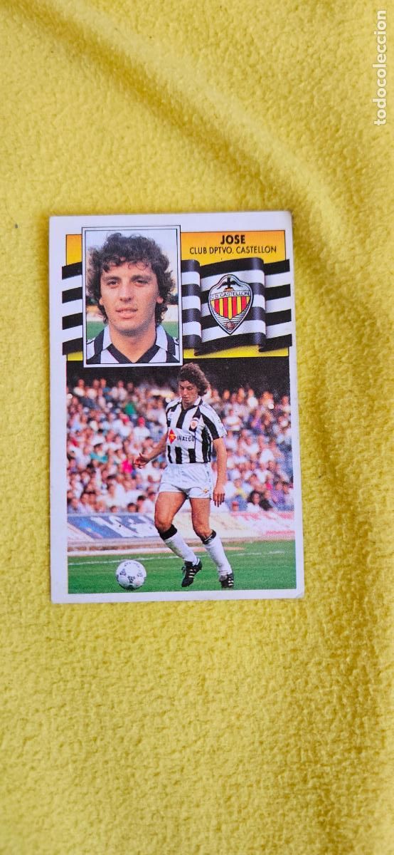 Cromos de F&uacute;tbol: castellon jose este 1990 1991 90 91 despegado trading card