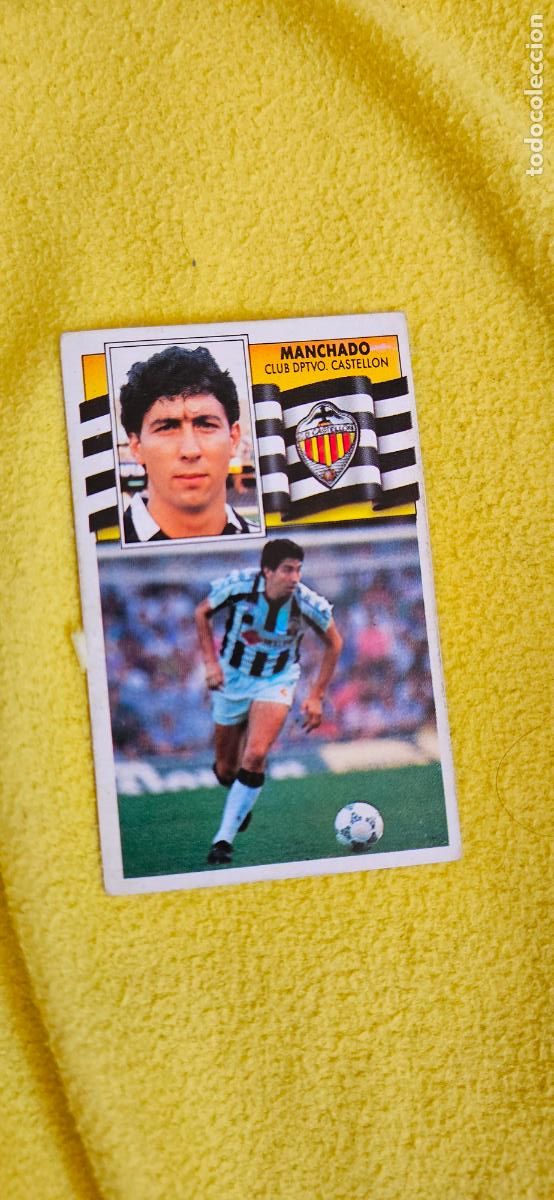 Cromos de F&uacute;tbol: castellon manchado este 1990 1991 90 91 despegado trading card