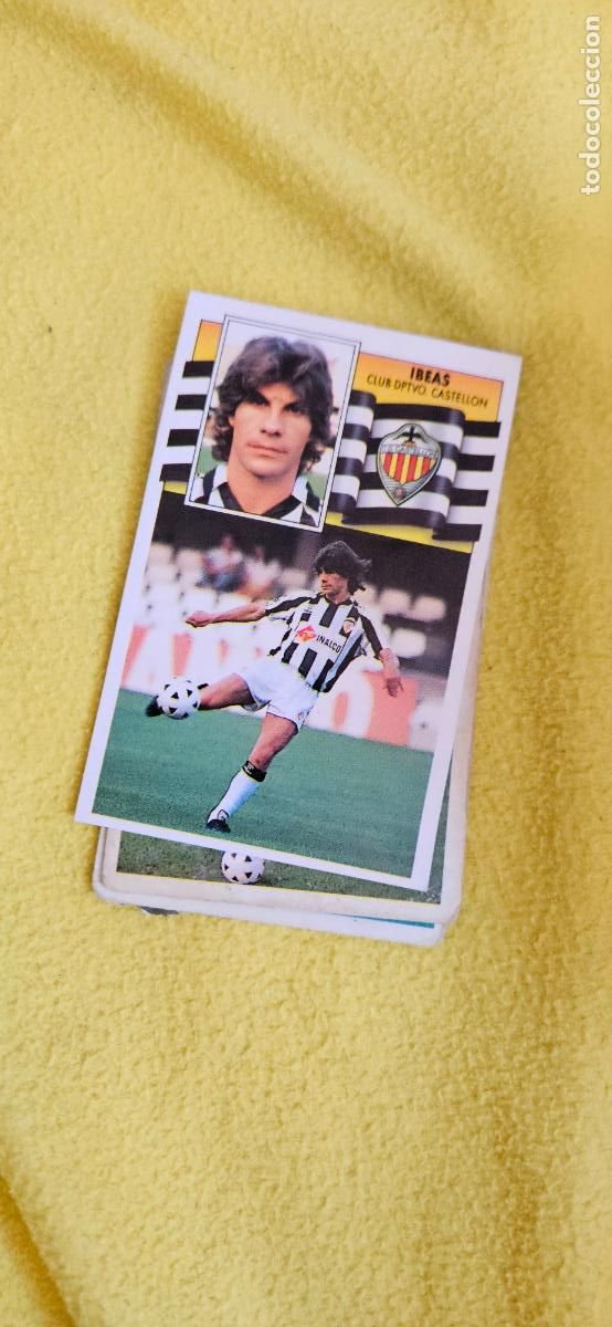 Cromos de F&uacute;tbol: castellon ibeas este 1990 1991 90 91 despegado trading card