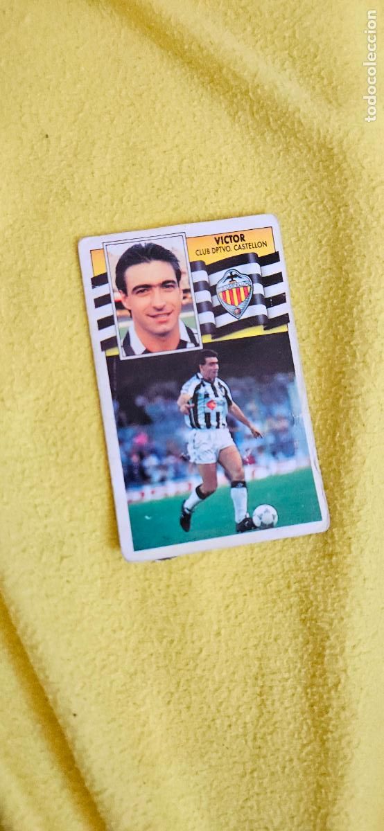 Cromos de F&uacute;tbol: castellon victor este 1990 1991 90 91 despegado trading card