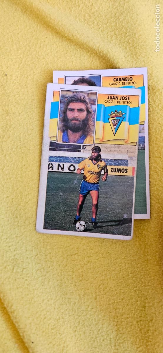 Cromos de F&uacute;tbol: cadiz juan jose este 1990 1991 90 91 despegado trading card