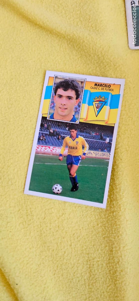 Cromos de F&uacute;tbol: cadiz marcelo este 1990 1991 90 91 despegado trading card