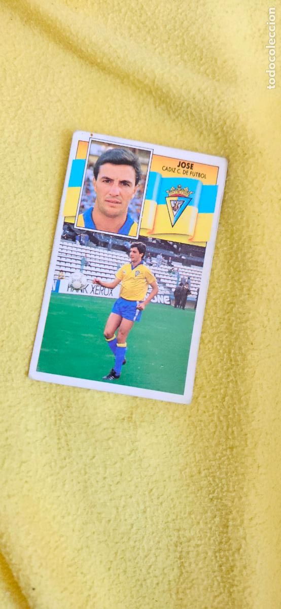Cromos de F&uacute;tbol: cadiz jose este 1990 1991 90 91 despegado trading card