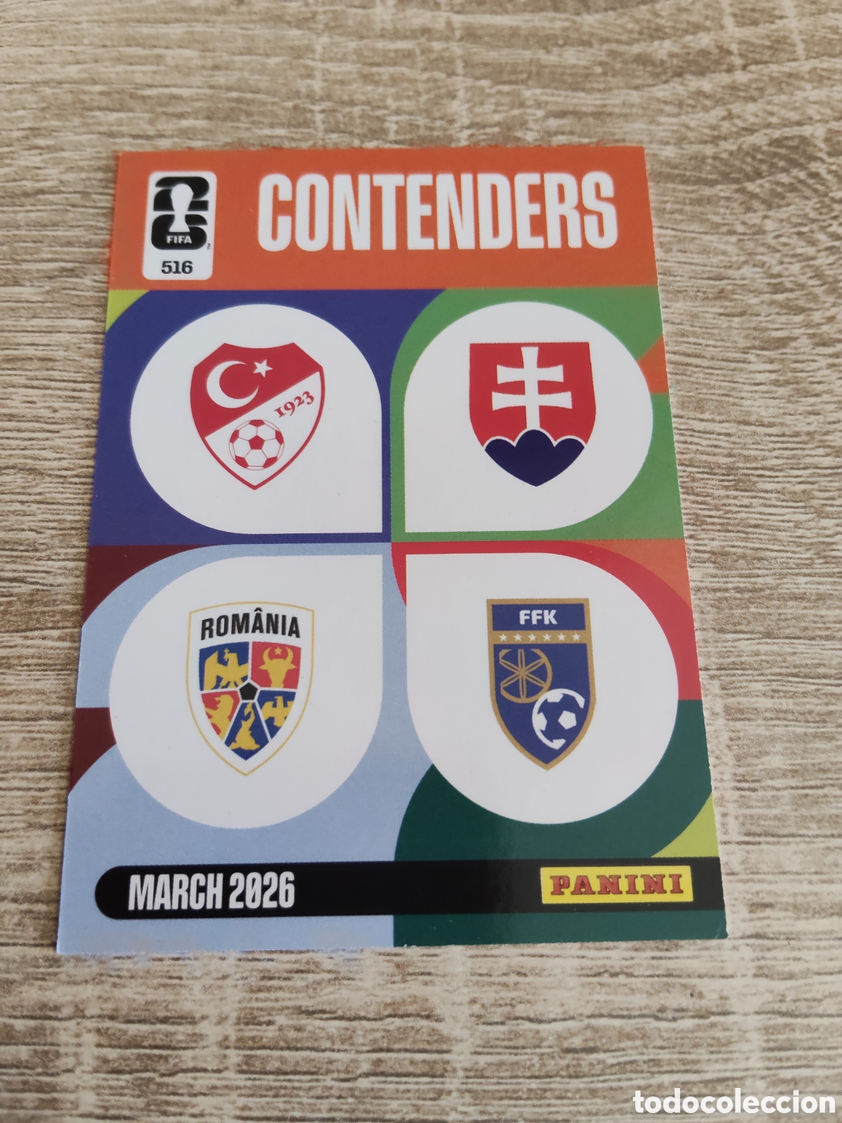 Cromos de F&uacute;tbol: Panini Adrenalyn mundial 2026 526 contenders