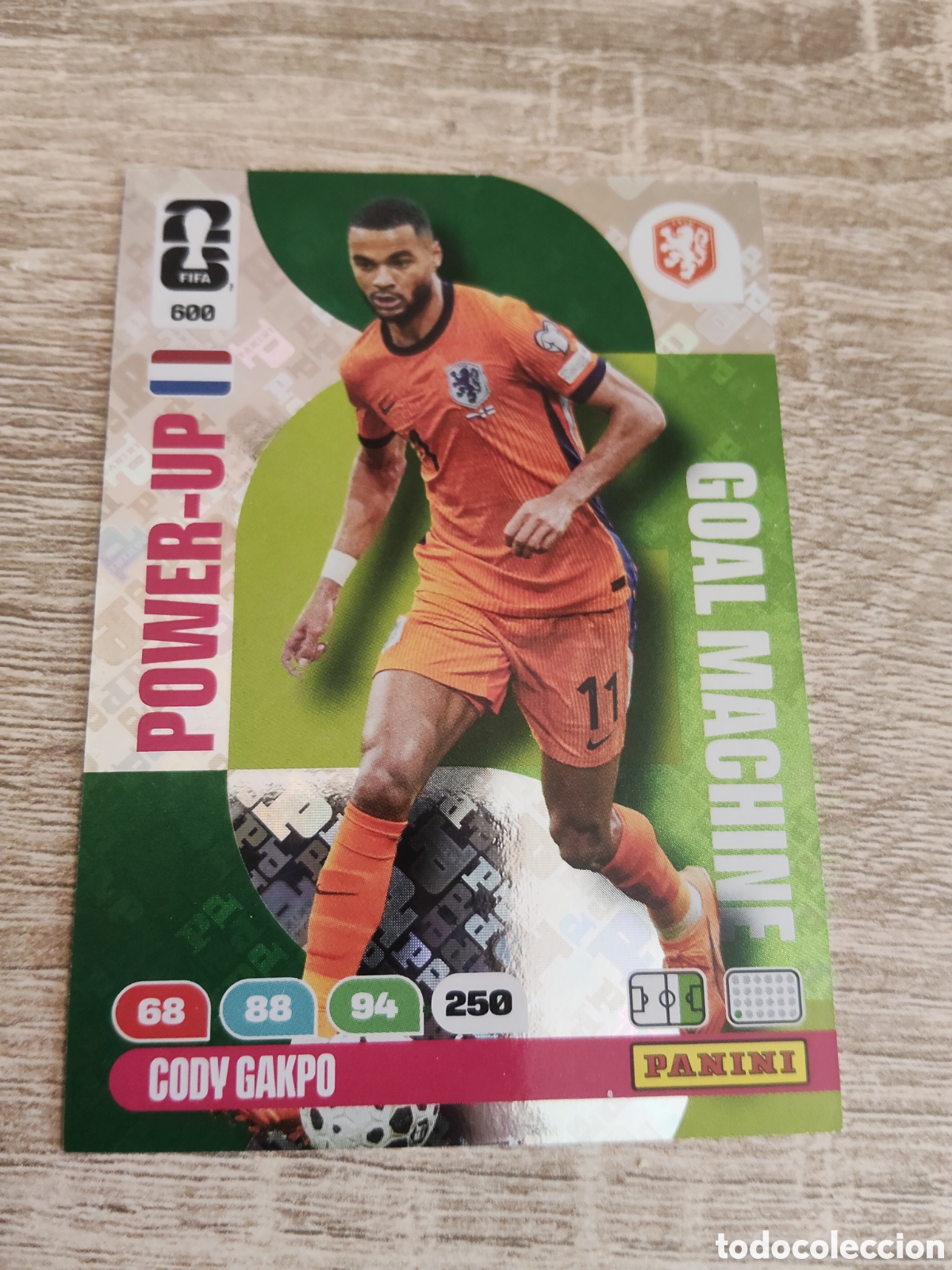 Cromos de F&uacute;tbol: Panini Adrenalyn mundial 2026 600 Cody Gakpo Holanda