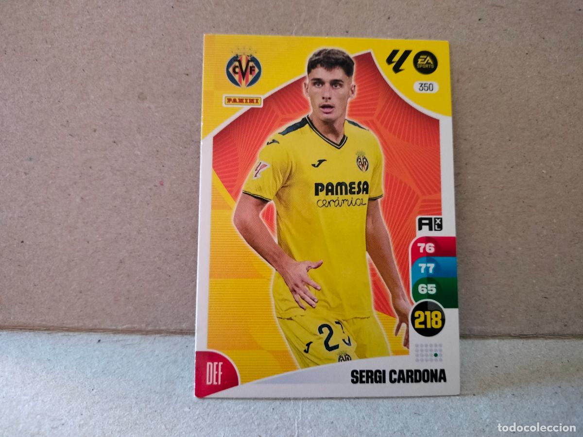 Cromos de F&uacute;tbol: CROMO FUTBOL SERGI CARDONA VILLARREAL N368 2024 2025 ADRENALYN XL PANINI