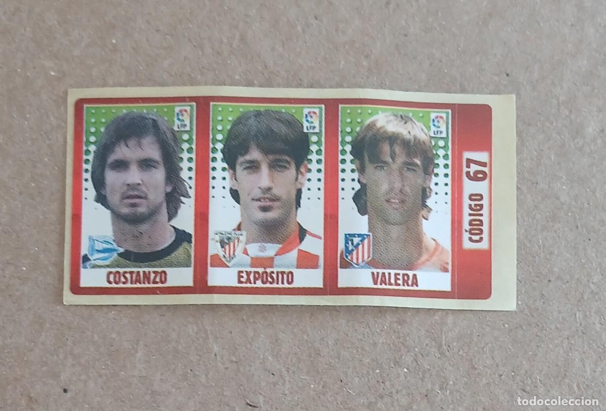 Cromos de F&uacute;tbol: CROMO CHICLE COSTANZO-EXP&Oacute;SITO-VALERA C&Oacute;DIGO 67 LIGA DE ESTRELLAS 2005-2006 DE PANINI. Nuevo.