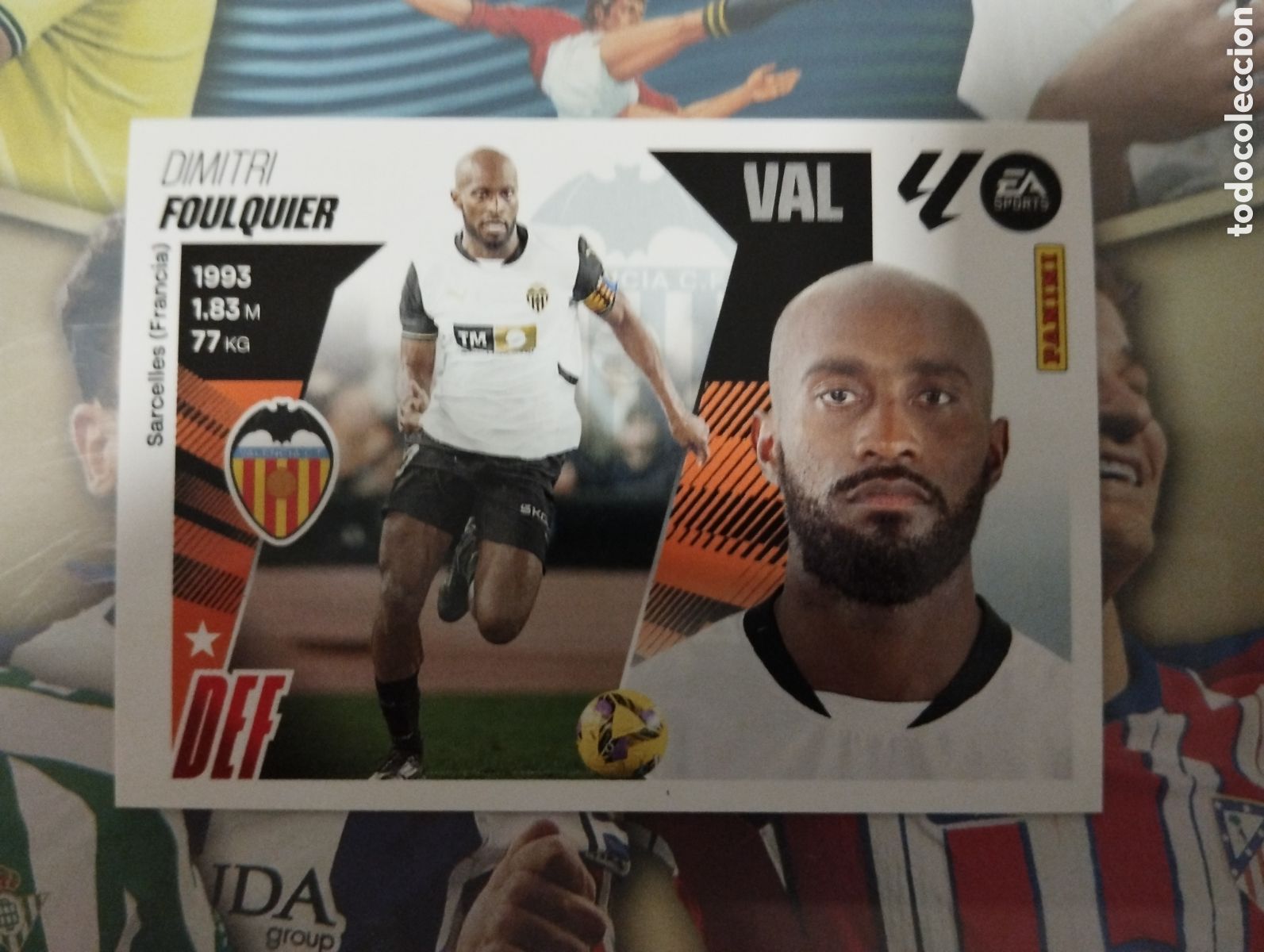 Cromos de F&uacute;tbol: LIGA ESTE 2025 2026 25 26 - PANINI - N&ordm; 5 B FOULQUIER VALENCIA