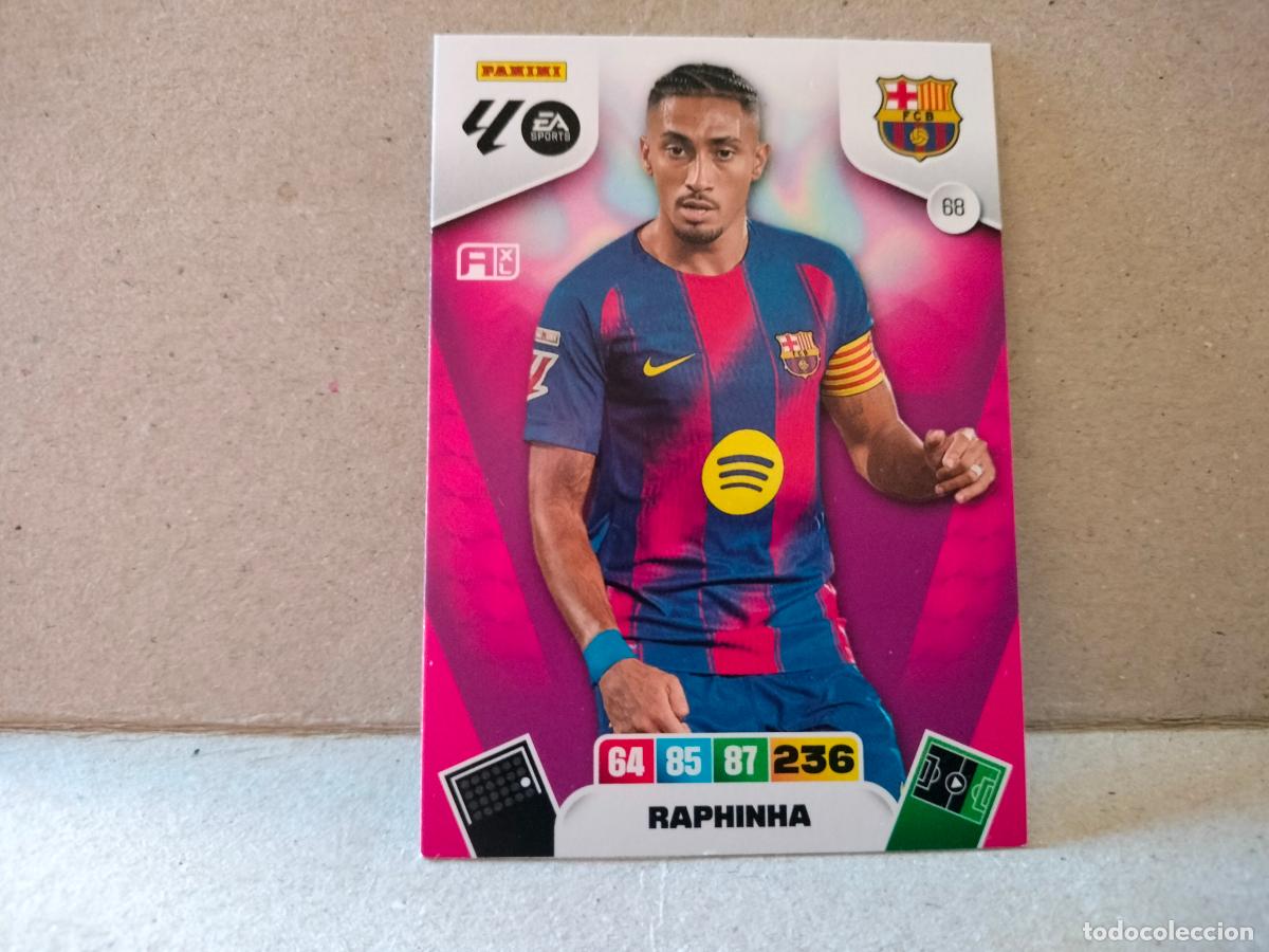 Fu&szlig;ball-Sticker: CROMO RAPHINHA BARCELONA N68 2025-26 ADRENALYN XL PANINI