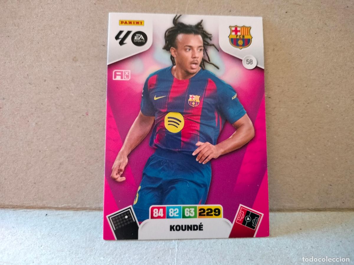 Cromos de F&uacute;tbol: CROMO KOUNDE BARCELONA N58 2025-26 ADRENALYN XL PANINI