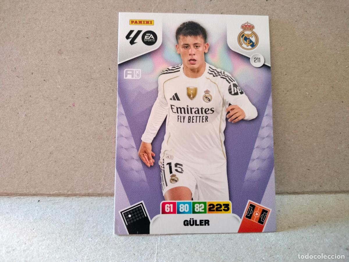 Cromos de F&uacute;tbol: CROMO GULER REAL MADRID N211 2025-26 ADRENALYN XL PANINI