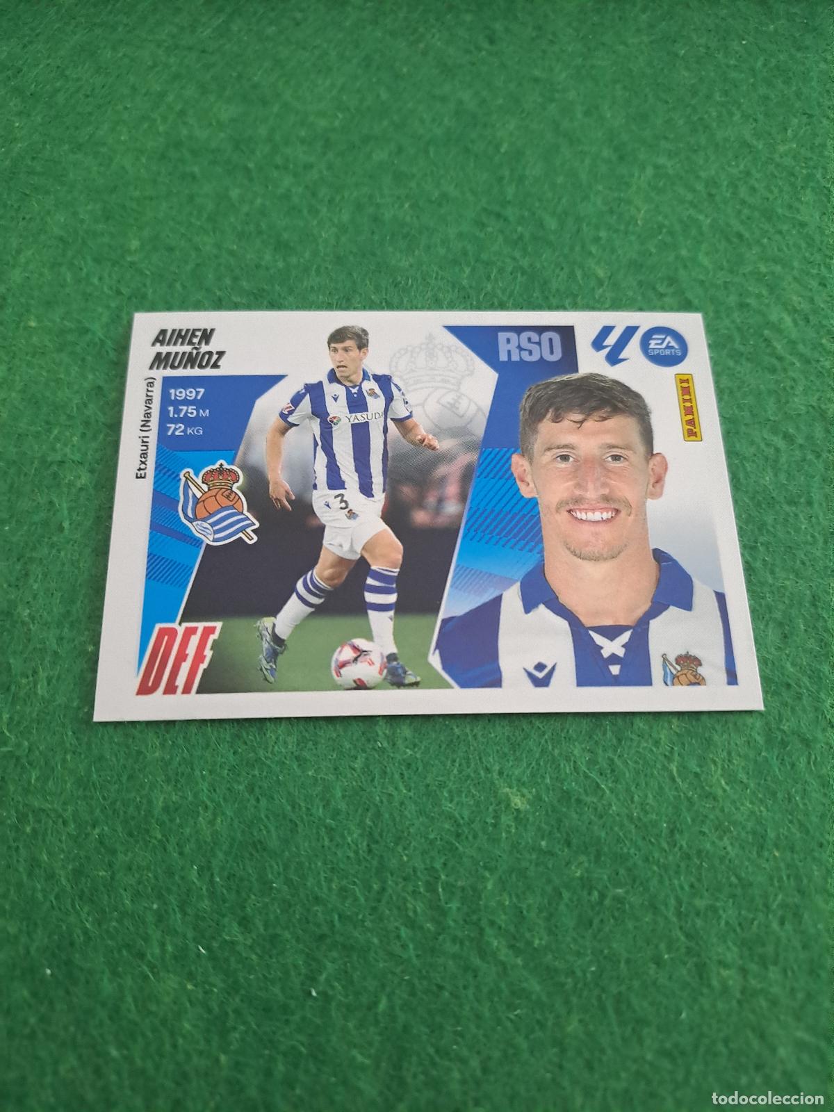 Cromos de F&uacute;tbol: liga este 2025 2026 25 26 nuevo aihen mu&ntilde;oz n&ordm; 10B real sociedad