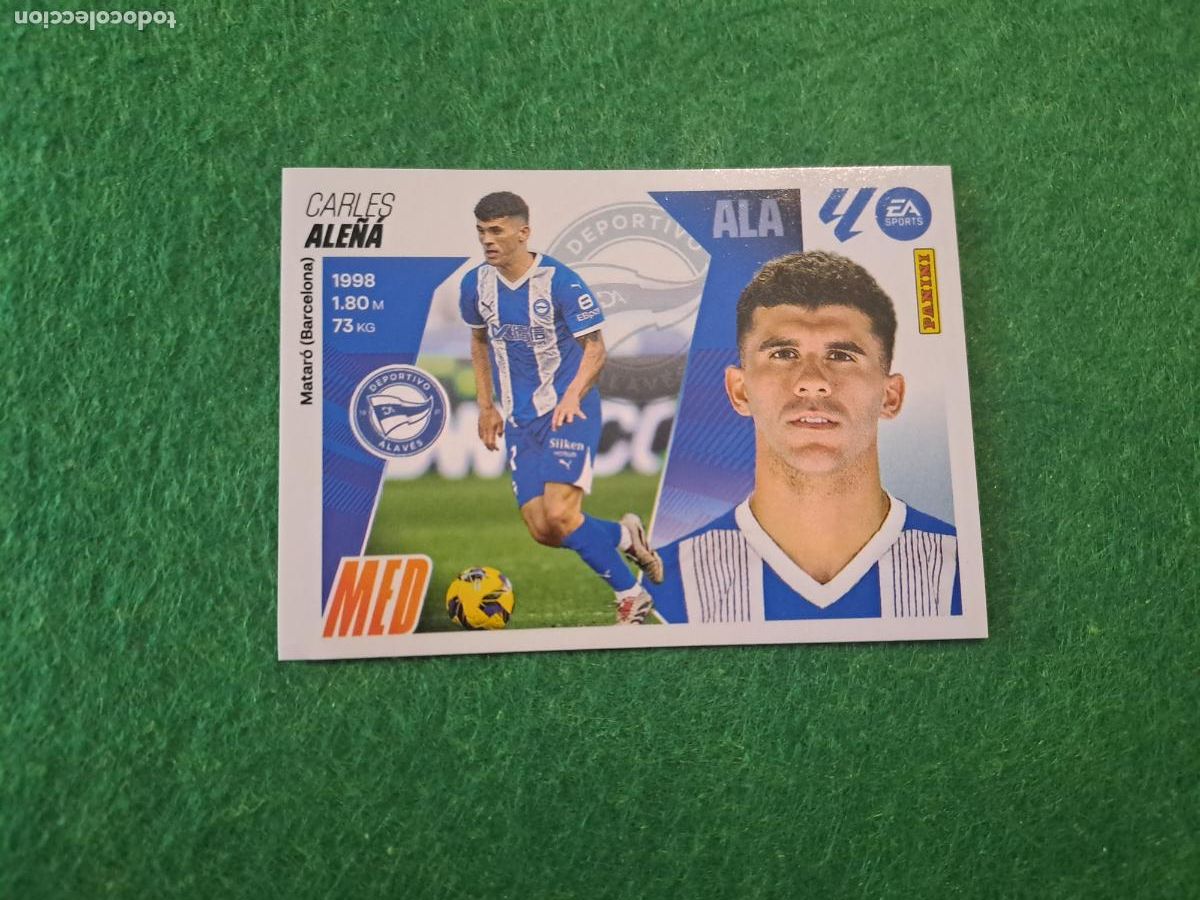 Cromos de F&uacute;tbol: liga este 2025 2026 25 26 nuevo 2 edicion n&ordm; 15 ale&ntilde;a deportivo alaves