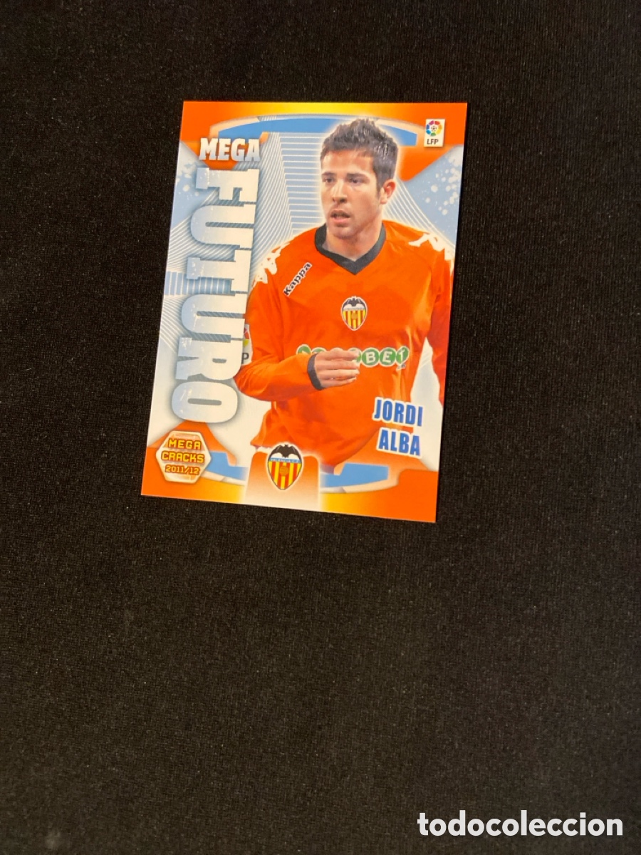 Cromos de F&uacute;tbol: JORDI ALBA 418 MEGA FUTURO (VALENCIA)