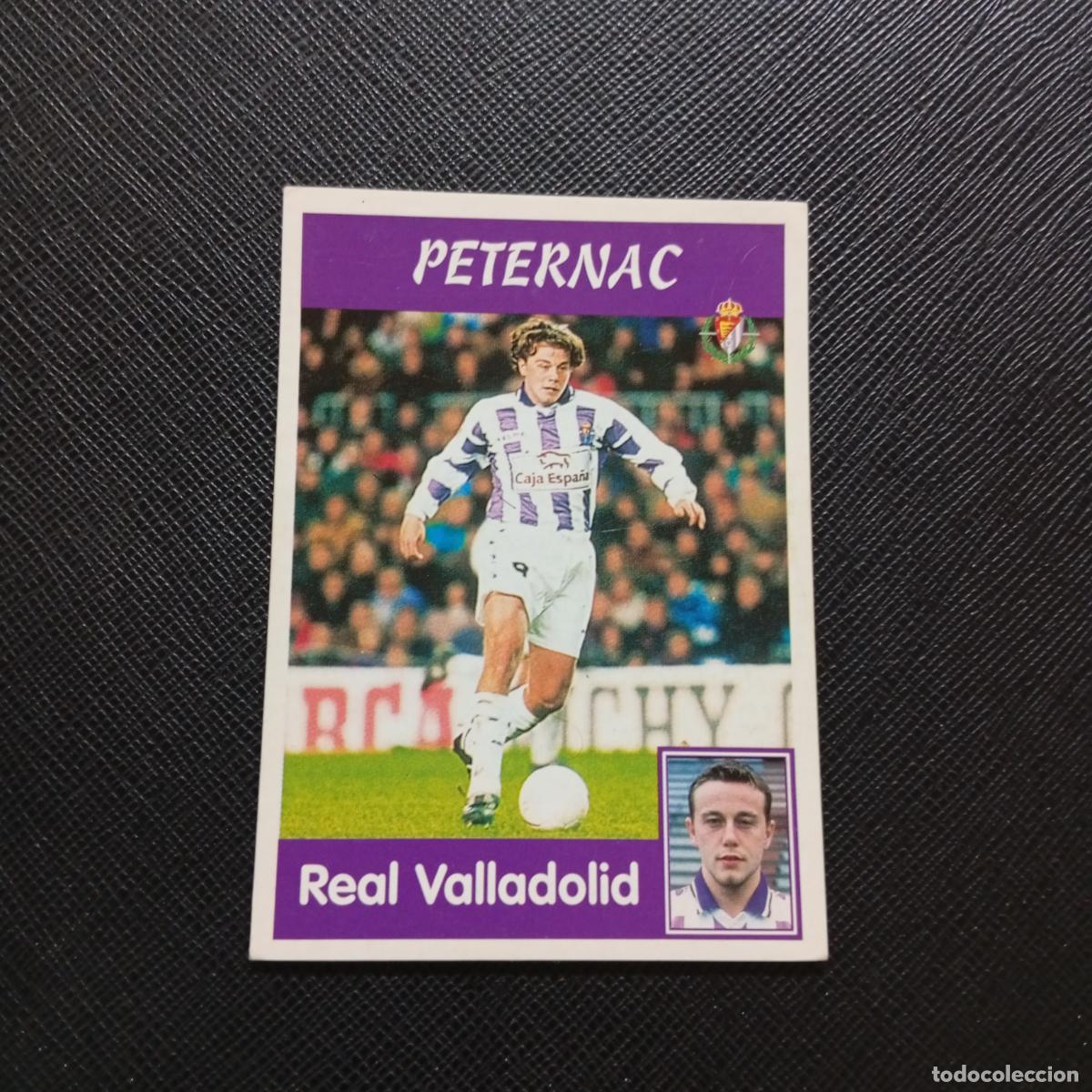 Cromos de F&uacute;tbol: 110 PETERNAC VALLADOLID PANINI 1997 1998 CROMO FUTBOL 97 98 - SIN PEGAR - A165 PG28