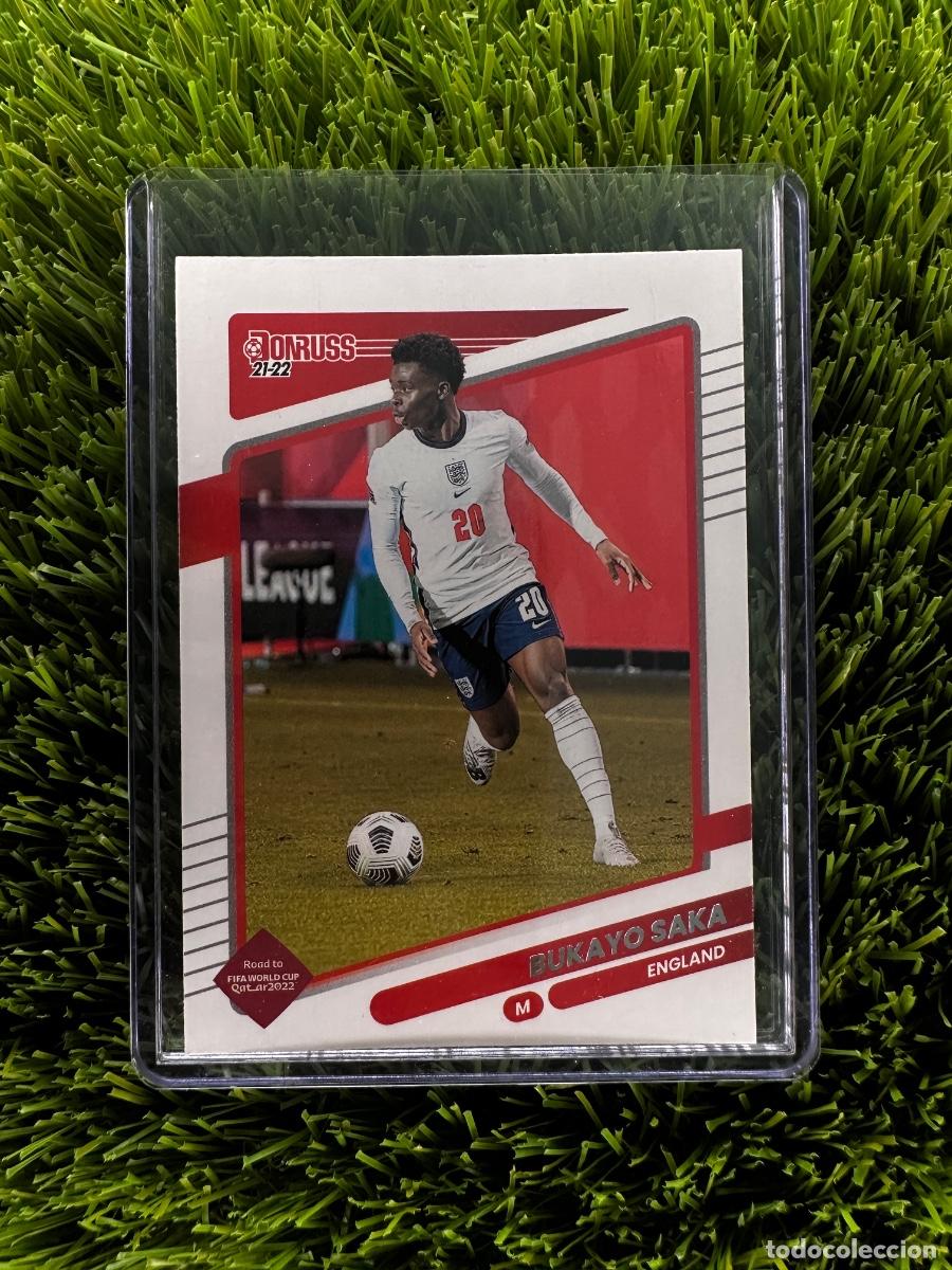 Cromos de F&uacute;tbol: N&ordm; 54 Bukayo Saka Inglaterra Donruss Road to Qatar 2022