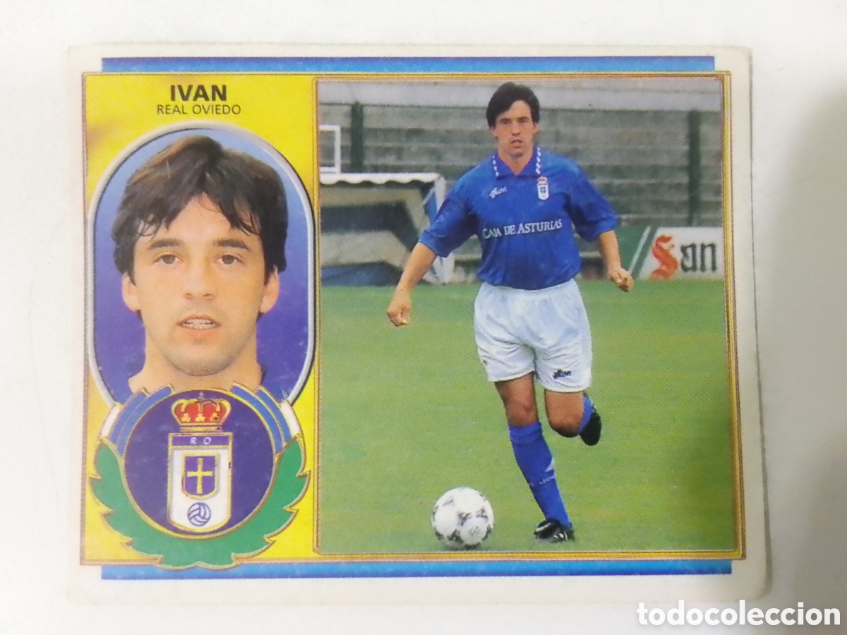 Cromos de F&uacute;tbol: Colecciones Este 96-97 Iv&aacute;n &bull; Oviedo.