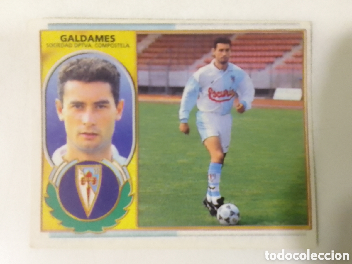 Cromos de F&uacute;tbol: Colecciones Este 96-97 Galdames &bull; Compostela. Fichajes n&deg; 4.