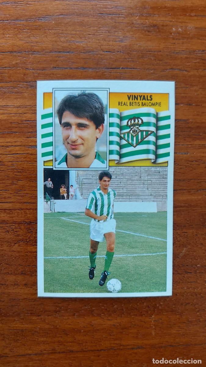 Cartes &agrave; collectionner de Football: Vinyals ( Real Betis ) Fichaje 22 Ediciones Este Liga 90/91 1990/91 sin pegar nuevo