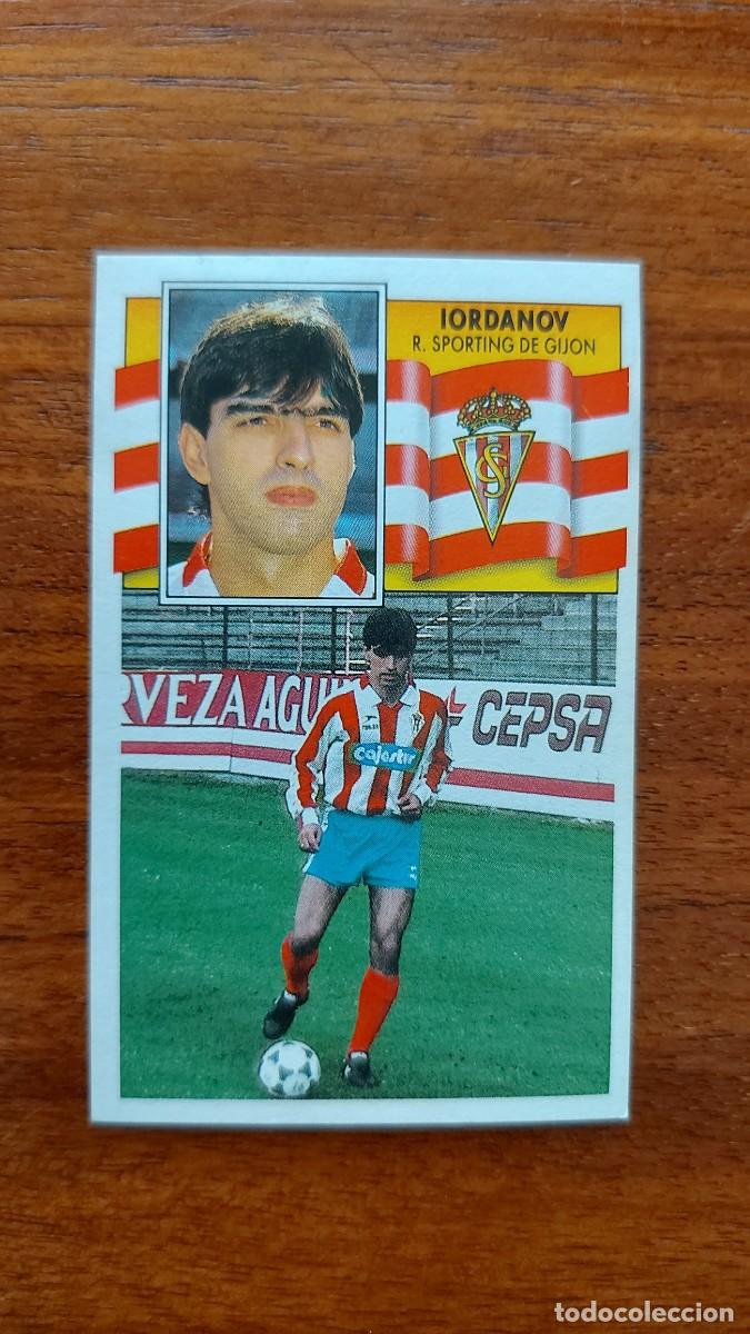 Cromos de F&uacute;tbol: Iordanov ( Sporting Gij&oacute;n ) Fichaje 24 Ediciones Este Liga 90/91 1990/91 sin pegar nuevo