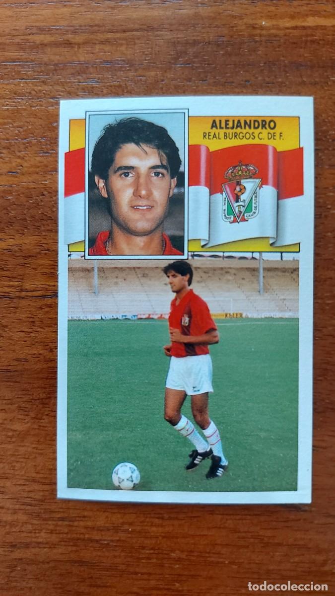 Cromos de F&uacute;tbol: Alejandro ( Real Burgos ) Fichaje 27 Ediciones Este Liga 90/91 1990/91 sin pegar nuevo
