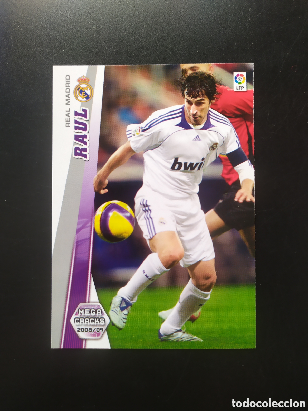 Fu&szlig;ball-Sticker: Megacracks 2008 2009 08 09 panini Ra&uacute;l n&deg; 160 Real Madrid