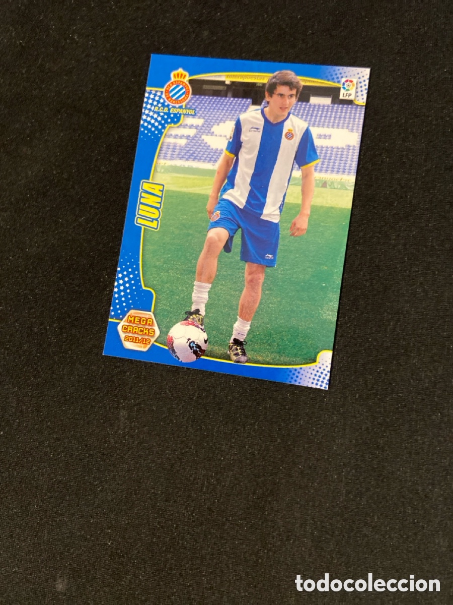 Figurine di Calcio: LUNA 443 NUEVO FICHAJE (ESPANYOL) PANINI MEGACRACKS 2011-2012 11 12 CROMO CARTA M-5
