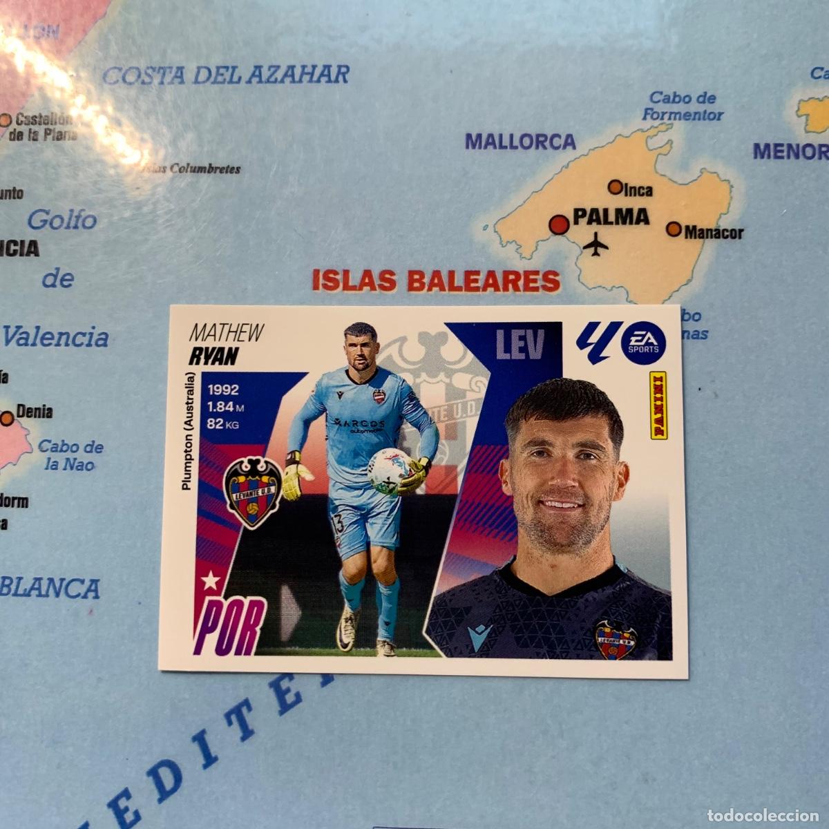 Figurine di Calcio: Ryan coloca n&uacute;mero 4 Bis del Levante cromo liga este 25-26 2025-2026