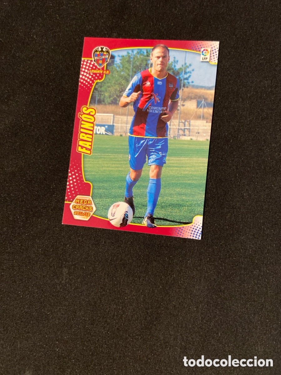 Figurine di Calcio: FARINOS 444 NUEVO FICHAJE (LEVANTE) PANINI MEGACRACKS 2011-2012 11 12 CROMO CARTA M-5