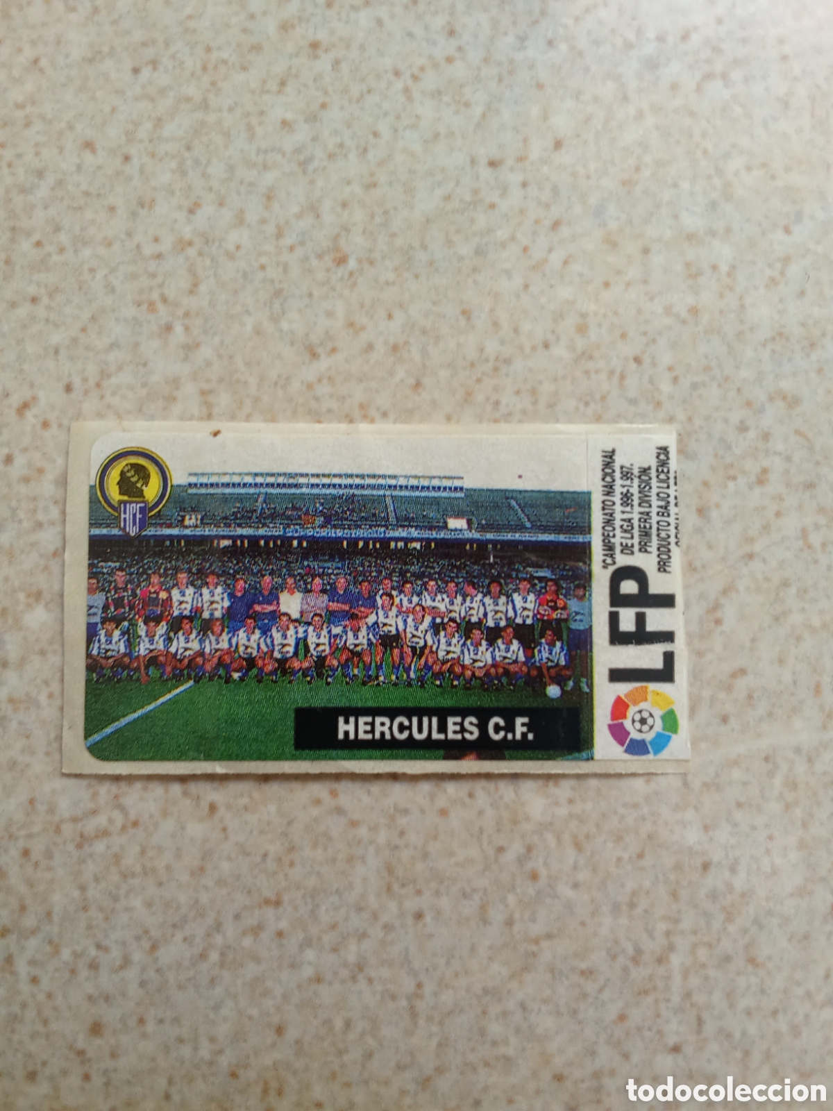 Cromos de F&uacute;tbol: CHICLES VIDAL PLANTILLA HERCULES