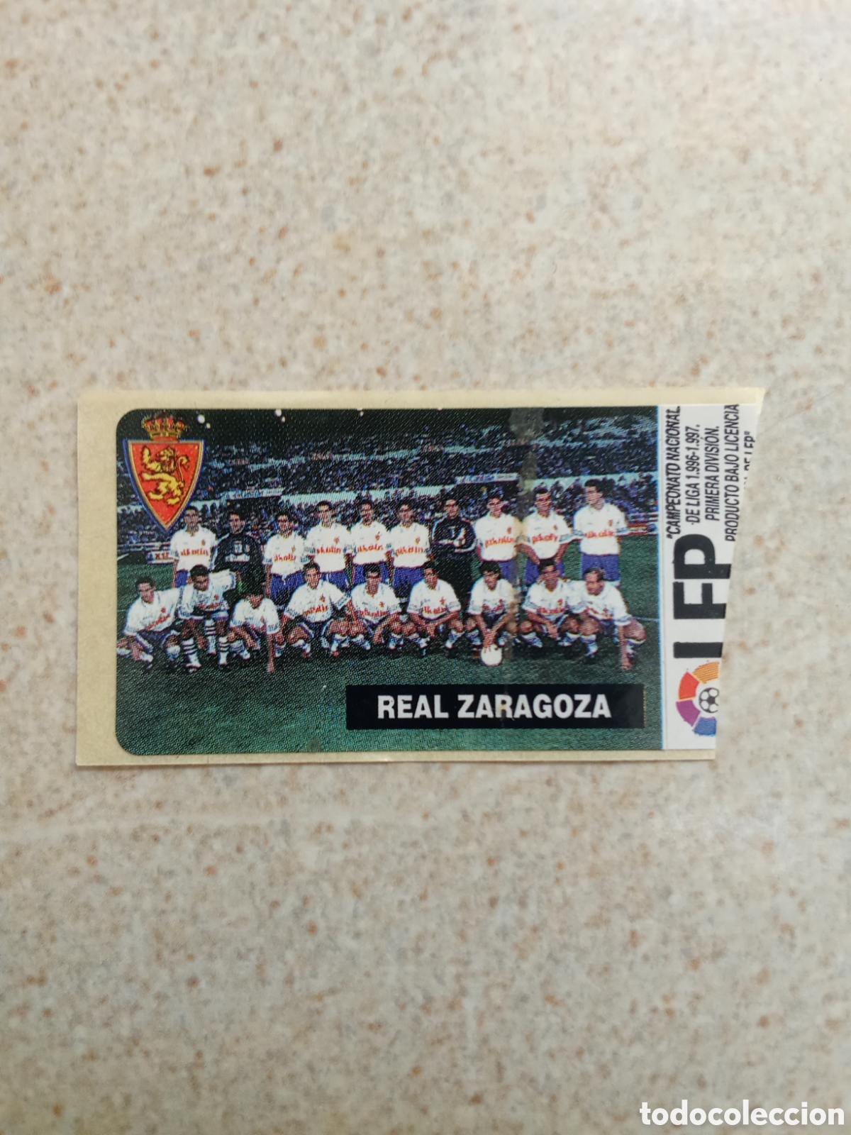 Cromos de F&uacute;tbol: CHICLES VIDAL PLANTILLA ZARAGOZA