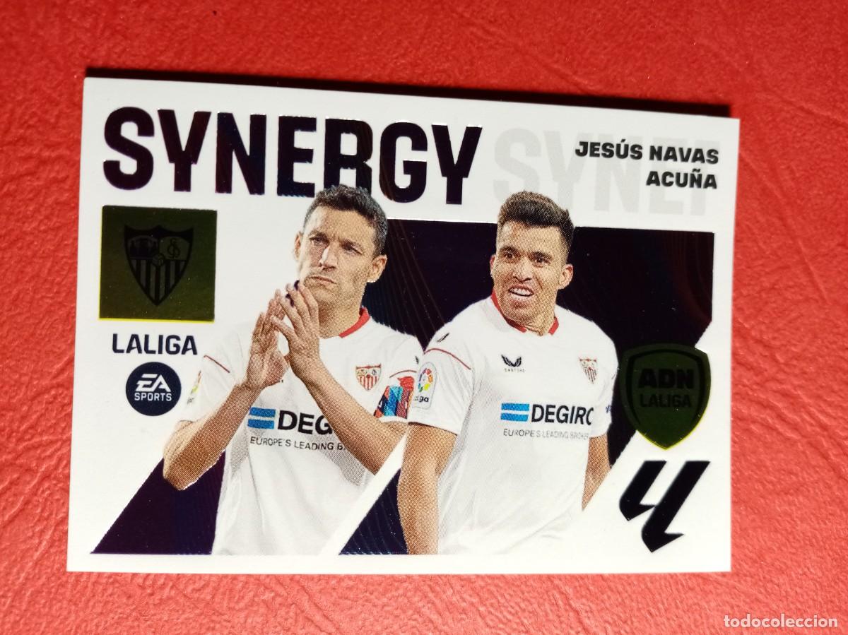 Cartes &agrave; collectionner de Football: N&ordm; 3 JESUS NAVAS / ACU&Ntilde;A, ADN SYNERGY, SEVILLA FC, LIGA ESTE 2023 2024 23 24 PANINI