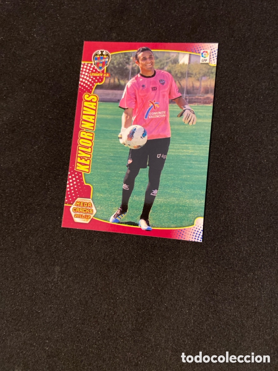 Cartes &agrave; collectionner de Football: KEYLOR NAVAS 450 NUEVO FICHAJE (LEVANTE) PANINI MEGACRACKS 2011-2012 11 12 CROMO CARTA M-5
