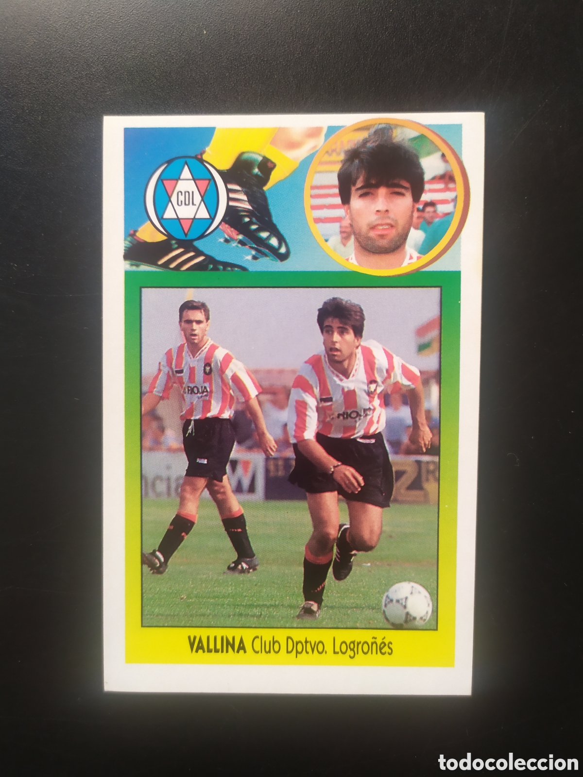 Cromos de F&uacute;tbol: Liga este 1993 1994 93 94 Vallina fichaje n&deg; 32 Logro&ntilde;es adhesivo