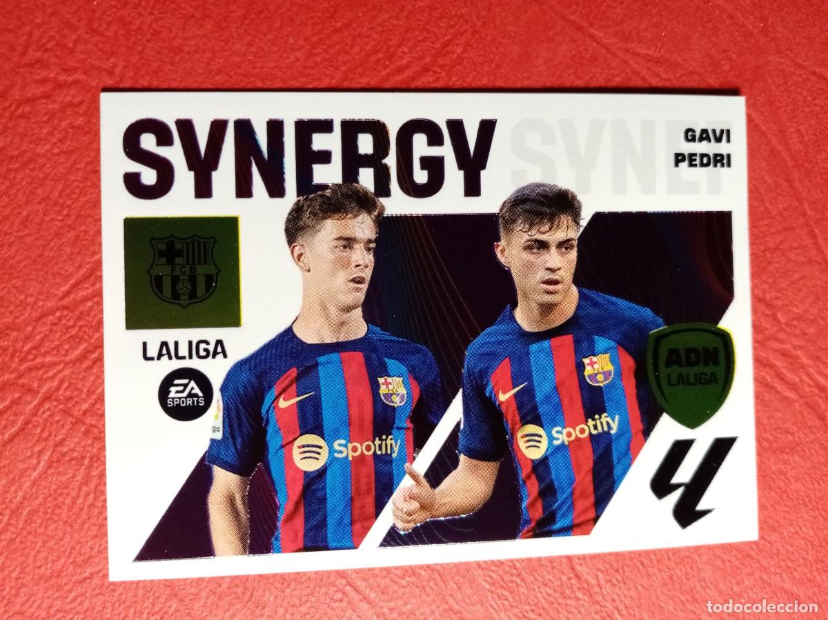 Cartes &agrave; collectionner de Football: N&ordm; 6 GAVI / PEDRI, ADN SYNERGY, FC BARCELONA, LIGA ESTE 2023 2024 23 24 PANINI