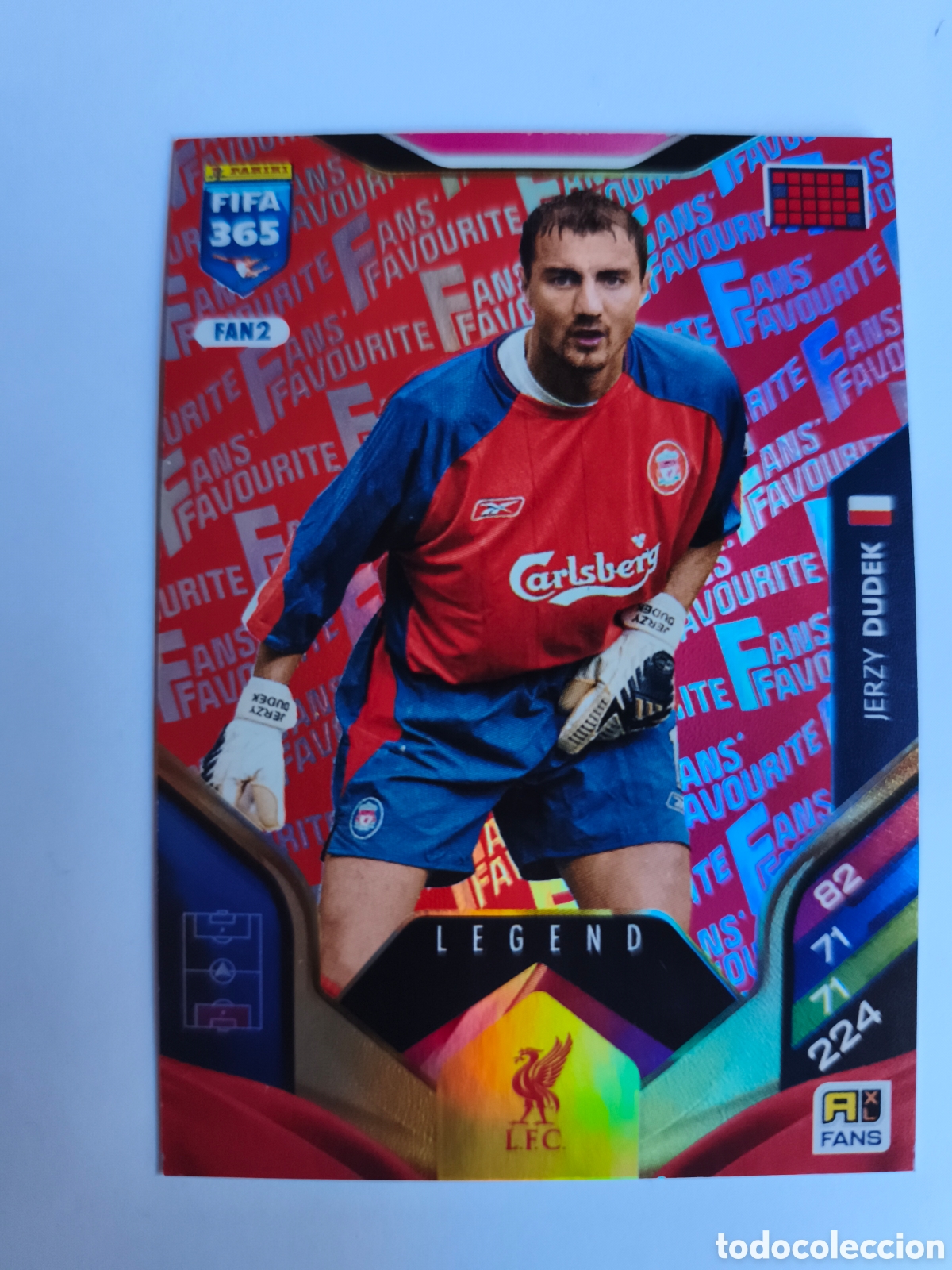 Cromos de F&uacute;tbol: FIFA365. FAN2. JERZY DUDEK