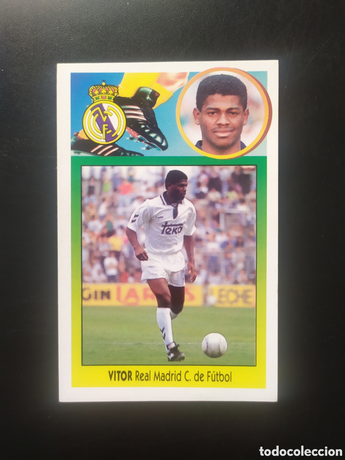Cromos de F&uacute;tbol: Liga este 1993 1994 93 94 Vitor fichaje n&deg; 23 Real Madrid adhesivo