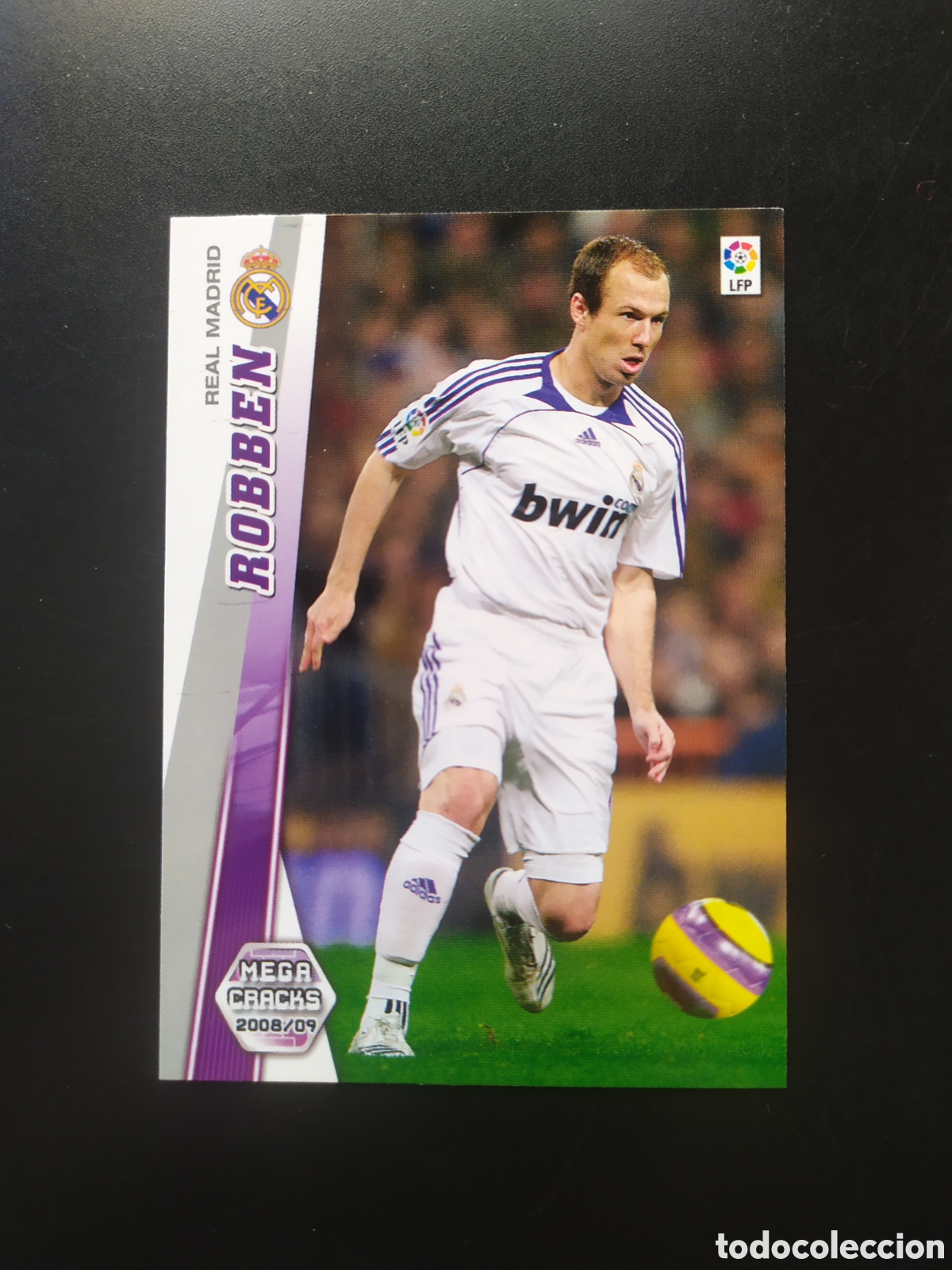 Cromos de F&uacute;tbol: Megacracks 2008 2009 08 09 panini Robben n&deg; 159 Real Madrid