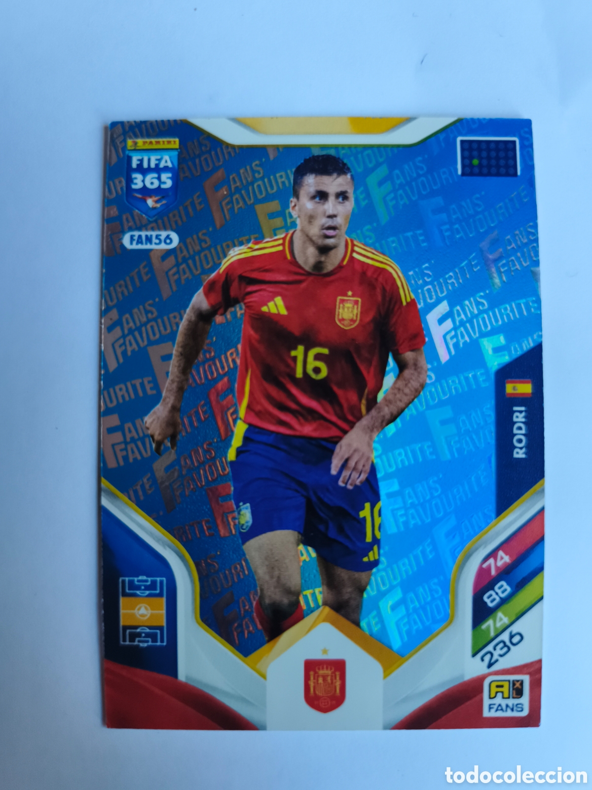 Cromos de F&uacute;tbol: FIFA365. FAN56. RODRI