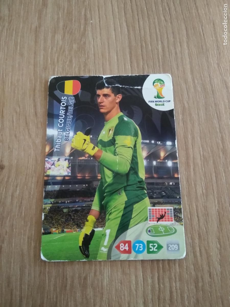 Cromos de F&uacute;tbol: COURTOIS BELGICA CROMO FUTBOL PANINI ADRENALYN 2014 WORLD CUP COPA DEL MUNDO