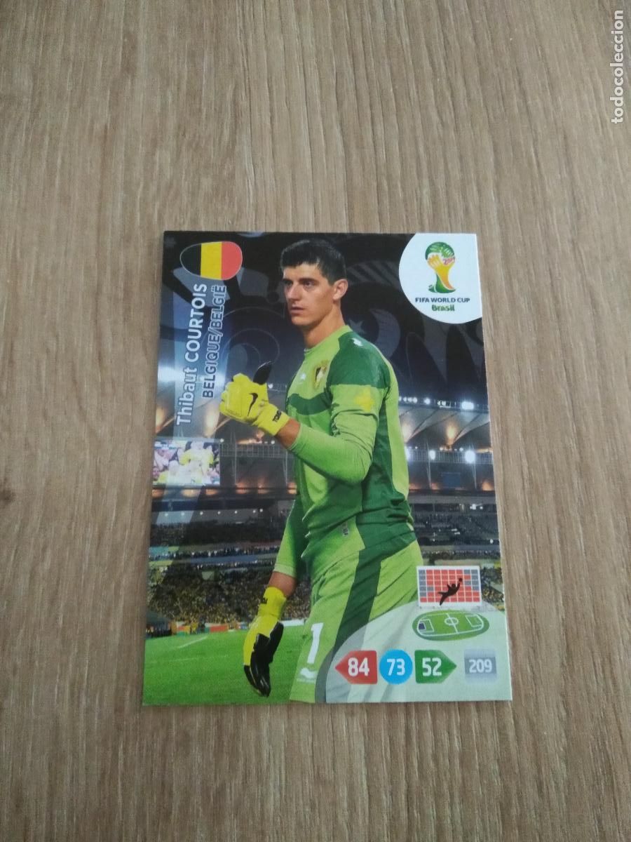 Cromos de F&uacute;tbol: COURTOIS BELGICA CROMO FUTBOL PANINI ADRENALYN 2014 WORLD CUP COPA DEL MUNDO