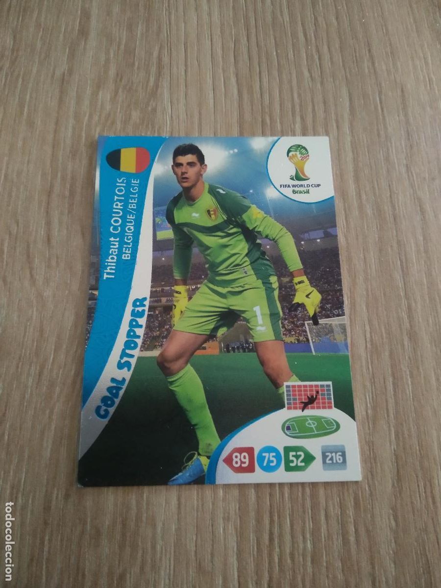 Cromos de F&uacute;tbol: COURTOIS BELGICA CROMO FUTBOL PANINI ADRENALYN MUNDIAL 2014 WORLD CUP COPA DEL MUNDO
