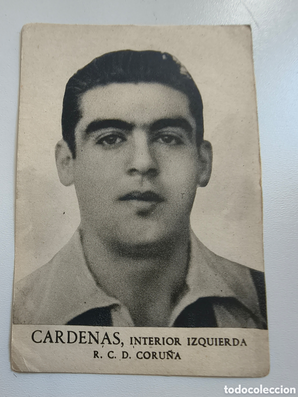 Cromos de F&uacute;tbol: Cromo C&aacute;rdenas R.C.D. Coru&ntilde;a Fher 1942.