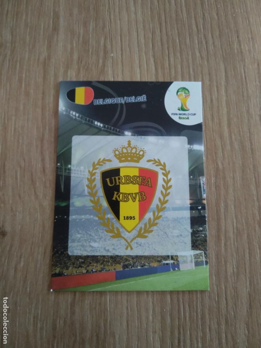 Cromos de F&uacute;tbol: ESCUDO LOGO BELGICA CROMO FUTBOL PANINI ADRENALYN MUNDIAL 2014 WORLD CUP COPA DEL MUNDO
