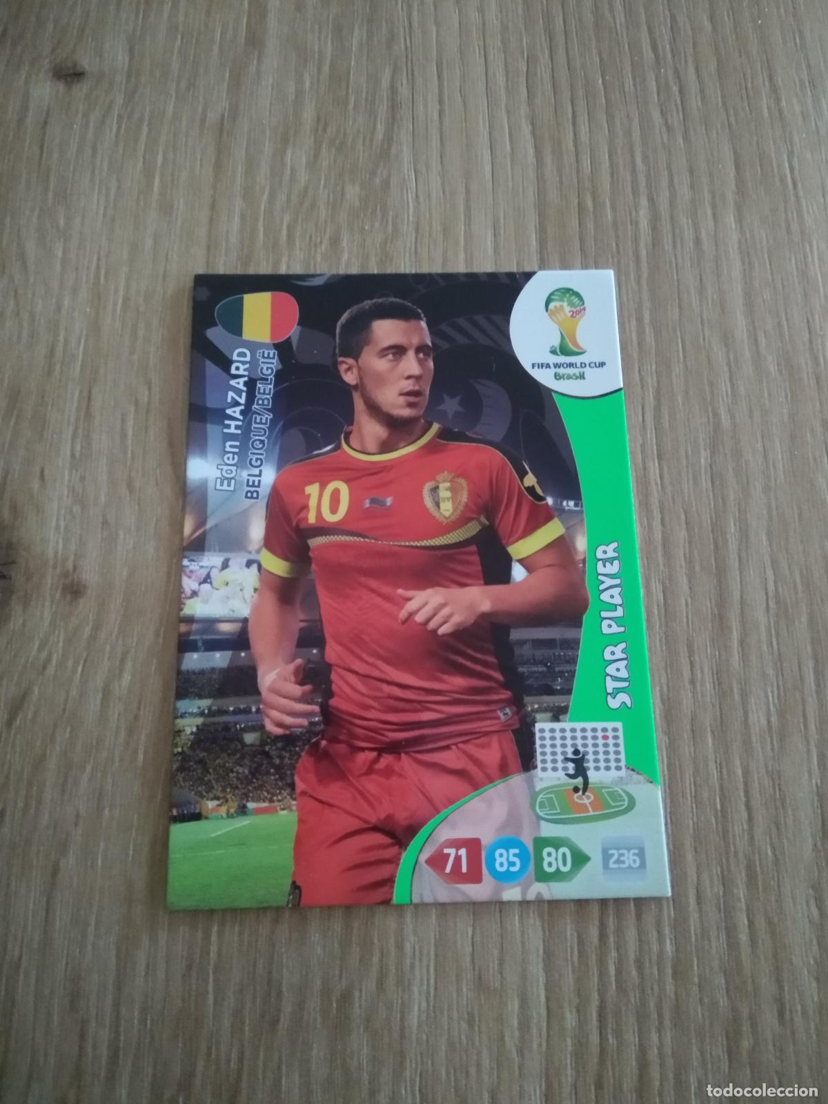 Cromos de F&uacute;tbol: HAZARD BELGICA CROMO FUTBOL PANINI ADRENALYN MUNDIAL 2014 WORLD CUP COPA DEL MUNDO