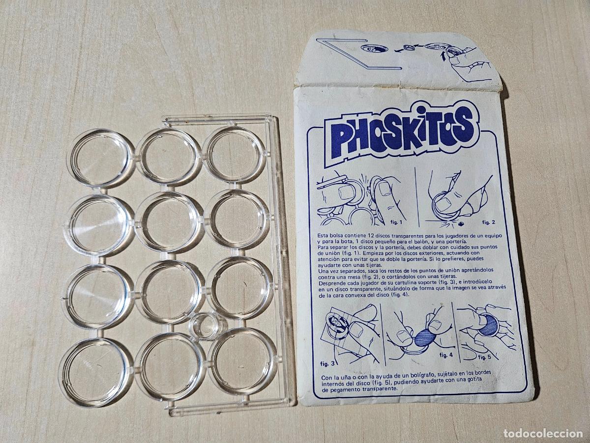 Cromos de F&uacute;tbol: SOBRE PHOSKITOS JUEGO DE FICHAS FUTBOL 1979 MUY RARO DE ENCONTRAR