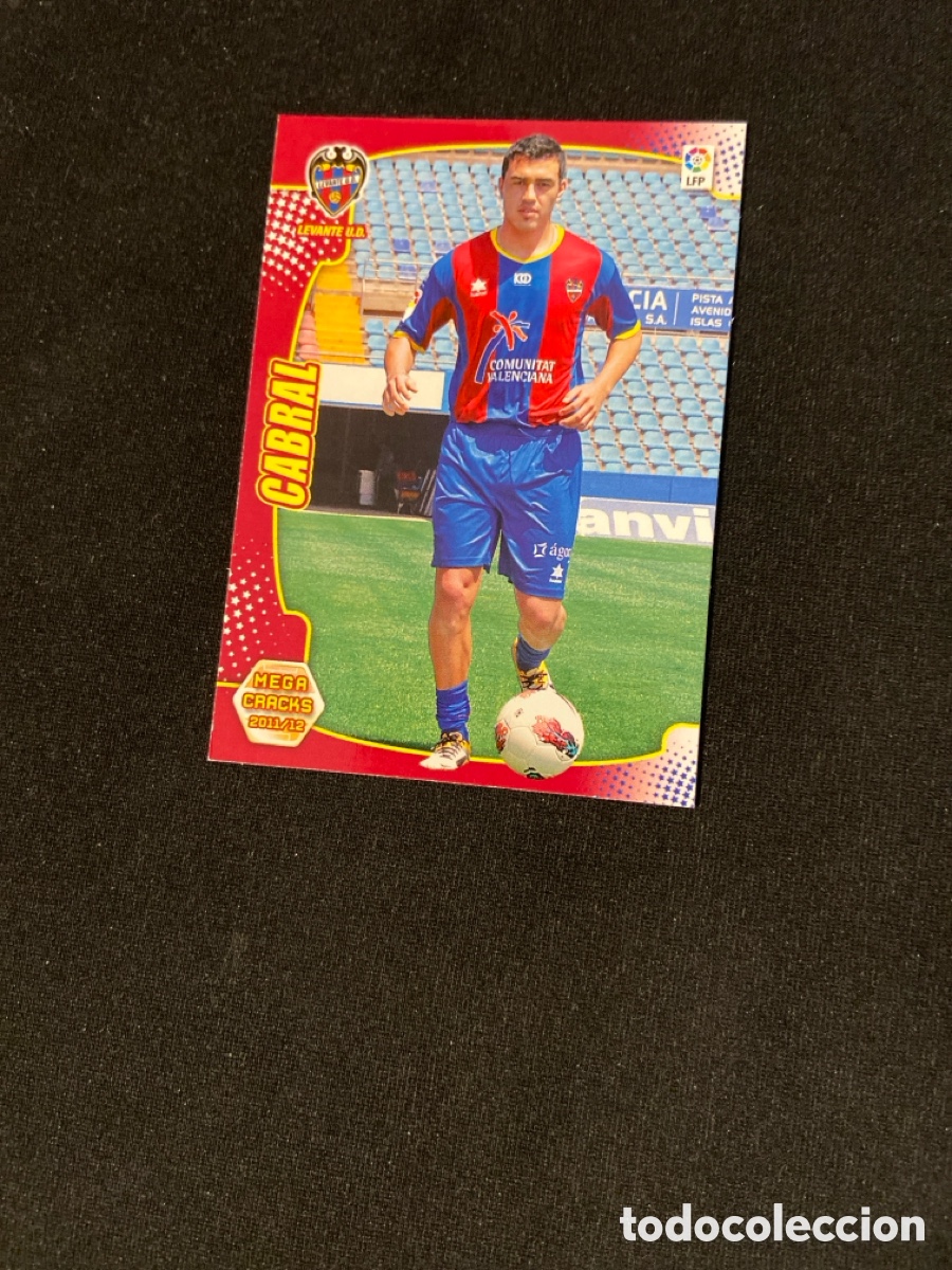 Cromos de F&uacute;tbol: CABRAL 466 NUEVO FICHAJE (LEVANTE)